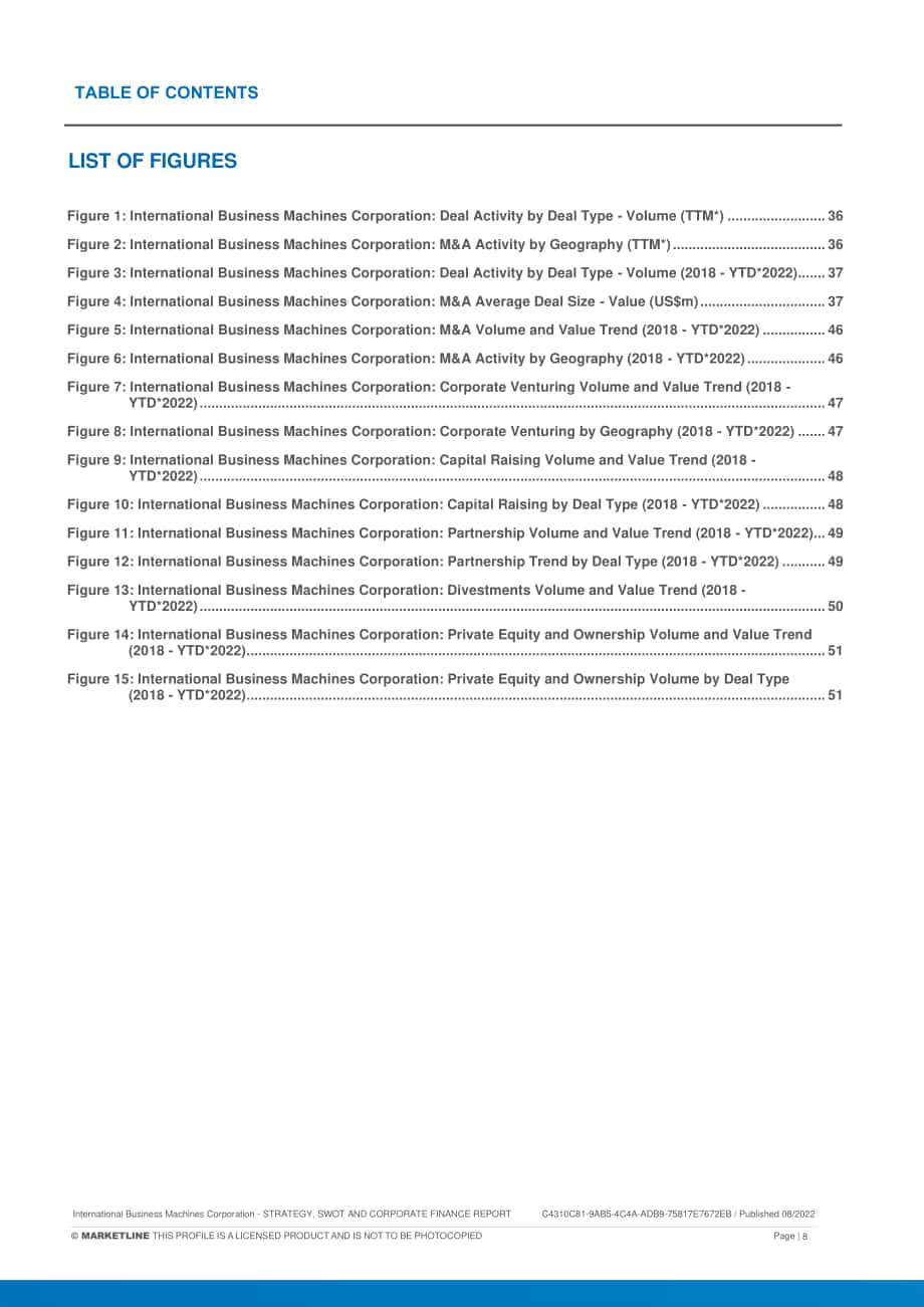 MarketLine：國際商業機器公司發展概況、SWOT與財務狀況深度分析報告（英文版）（62頁）.pdf_第8頁