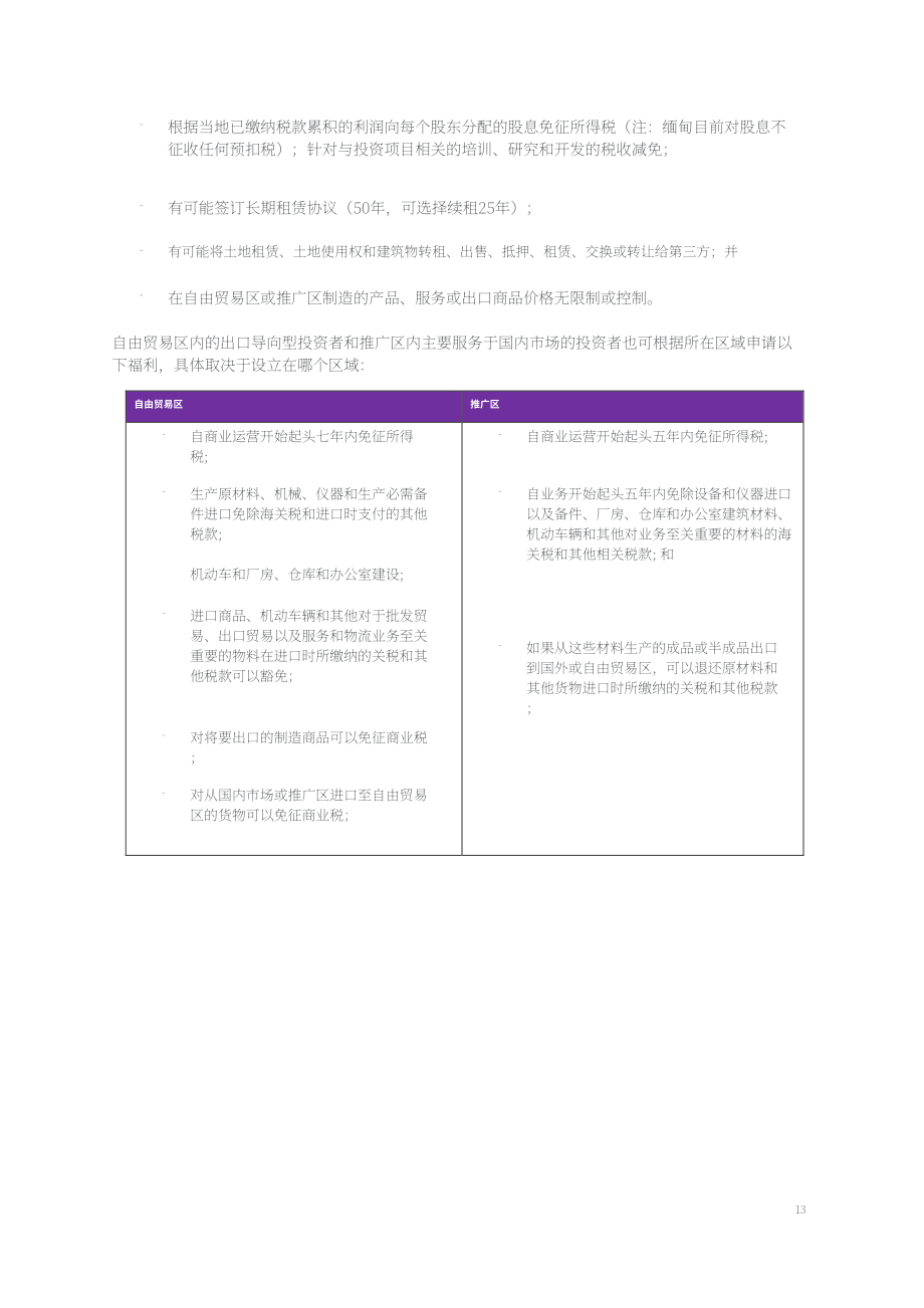 大成（Dentons）：2018年緬甸投資指南（英文版）（28頁）.pdf_第13頁