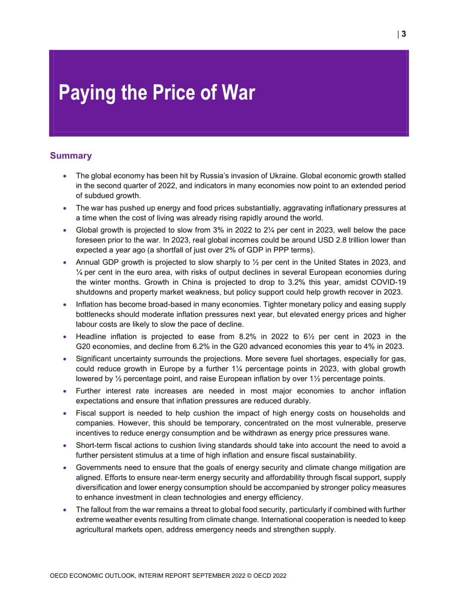 經合組織（OECD）：2022年全球經濟展望報告（9月期）（英文版）（22頁）.pdf_第5頁