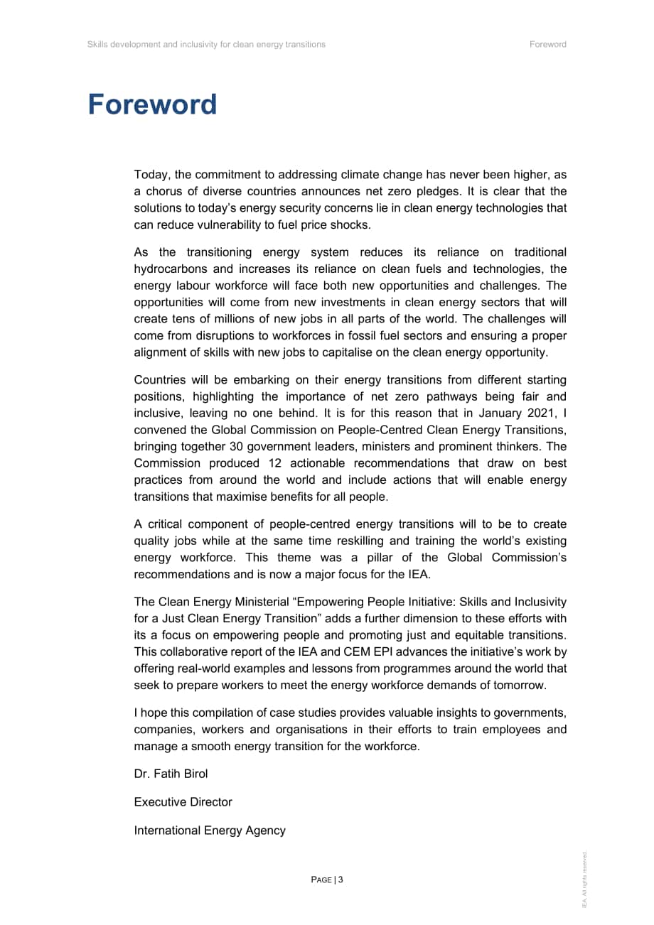 國(guó)際能源署（IEA）：清潔能源轉(zhuǎn)型的技能發(fā)展和包容性（英文版）（62頁(yè)）.pdf_第4頁(yè)