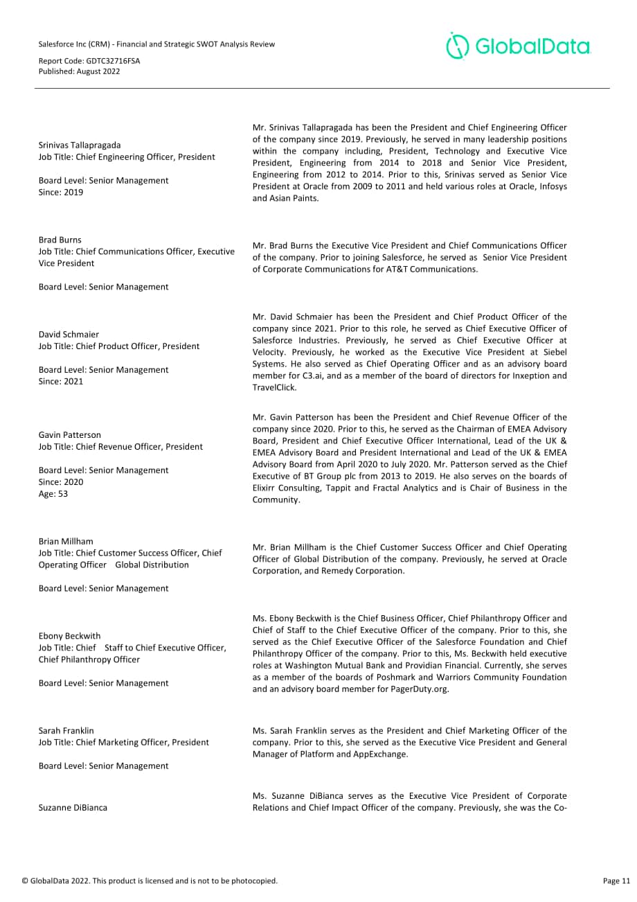 GlobalData：Salesforce財務狀況與SWOT戰略分析綜述報告（英文版）（127頁）.pdf_第11頁
