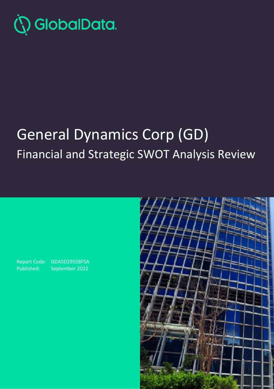 GlobalData：通用動力公司財務狀況與SWOT戰略分析綜述報告（英文版）（118頁）.pdf_第1頁
