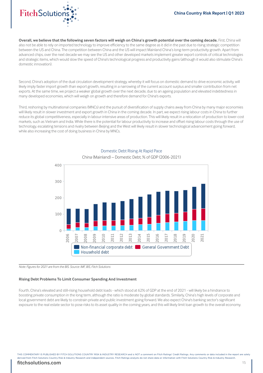 Fitch Solutions：2023Q1中國國家風險報告（英文版）（71頁）.pdf_第15頁