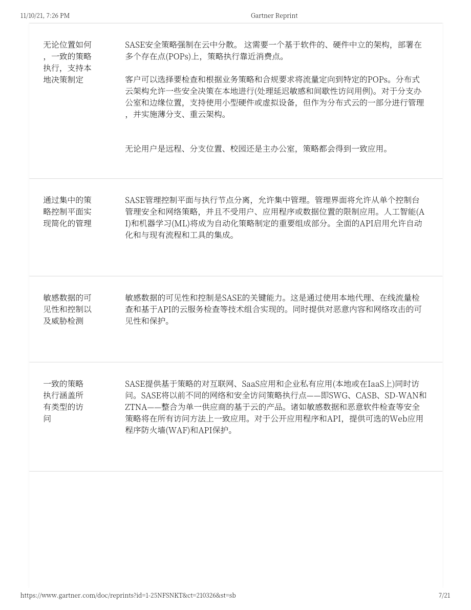 Gartner：2021年SASE融合戰(zhàn)略路線圖（英文版）（21頁(yè)）.pdf_第7頁(yè)