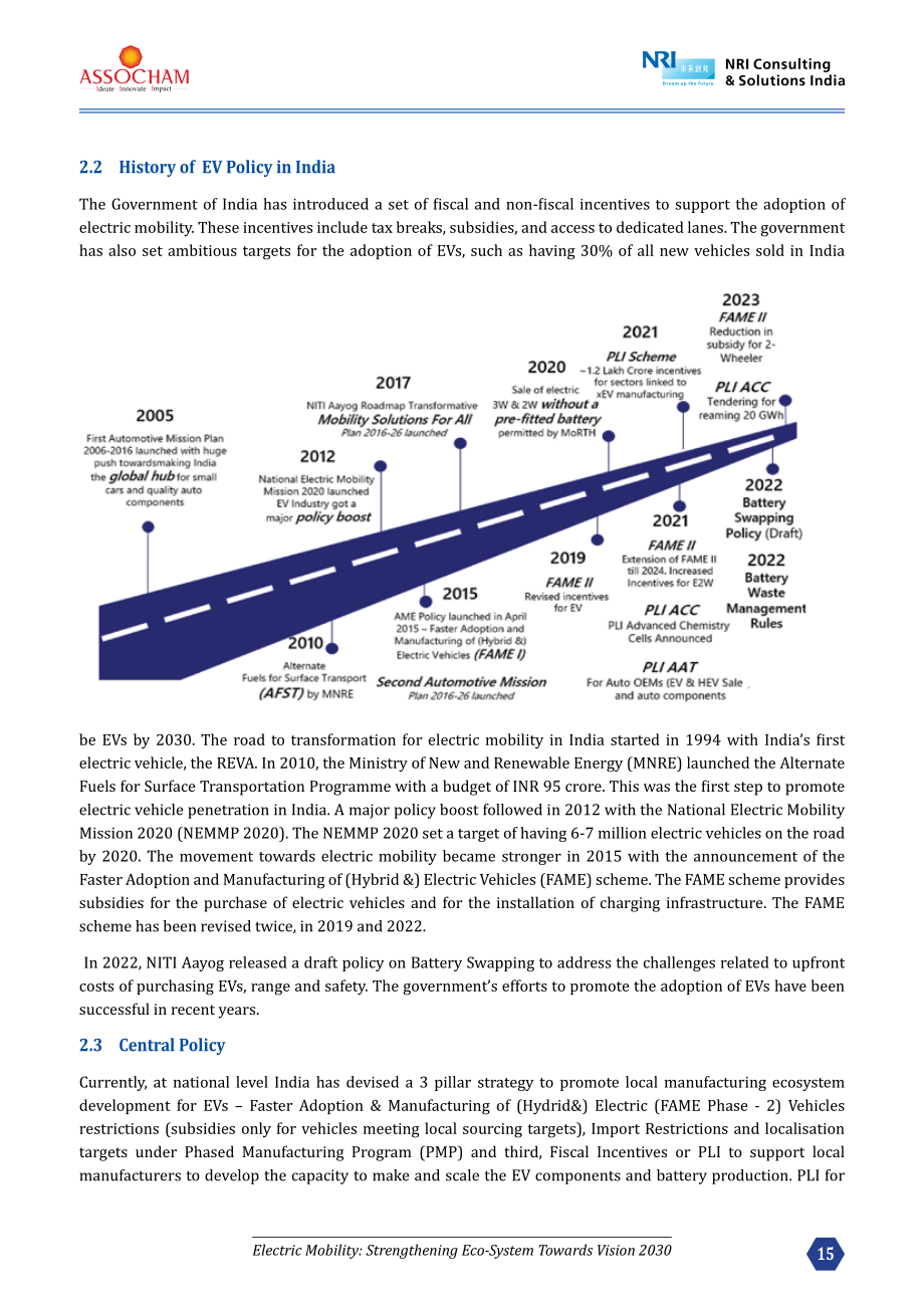 ASSOCHAM：2023印度EV生態(tài)圈建設報告-實現(xiàn)2030愿景（英文版）（60頁）.pdf_第15頁