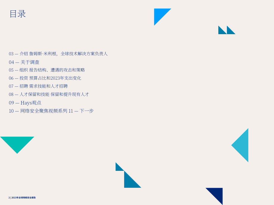 瀚納仕（Hays）：2023全球網絡安全報告（英文版）（11頁）.pdf_第2頁