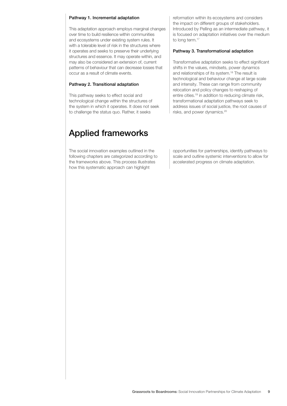 WEF：2023從基層到董事會：適應氣候變化的社會創新伙伴關系白皮書（英文版）（34頁）.pdf_第9頁