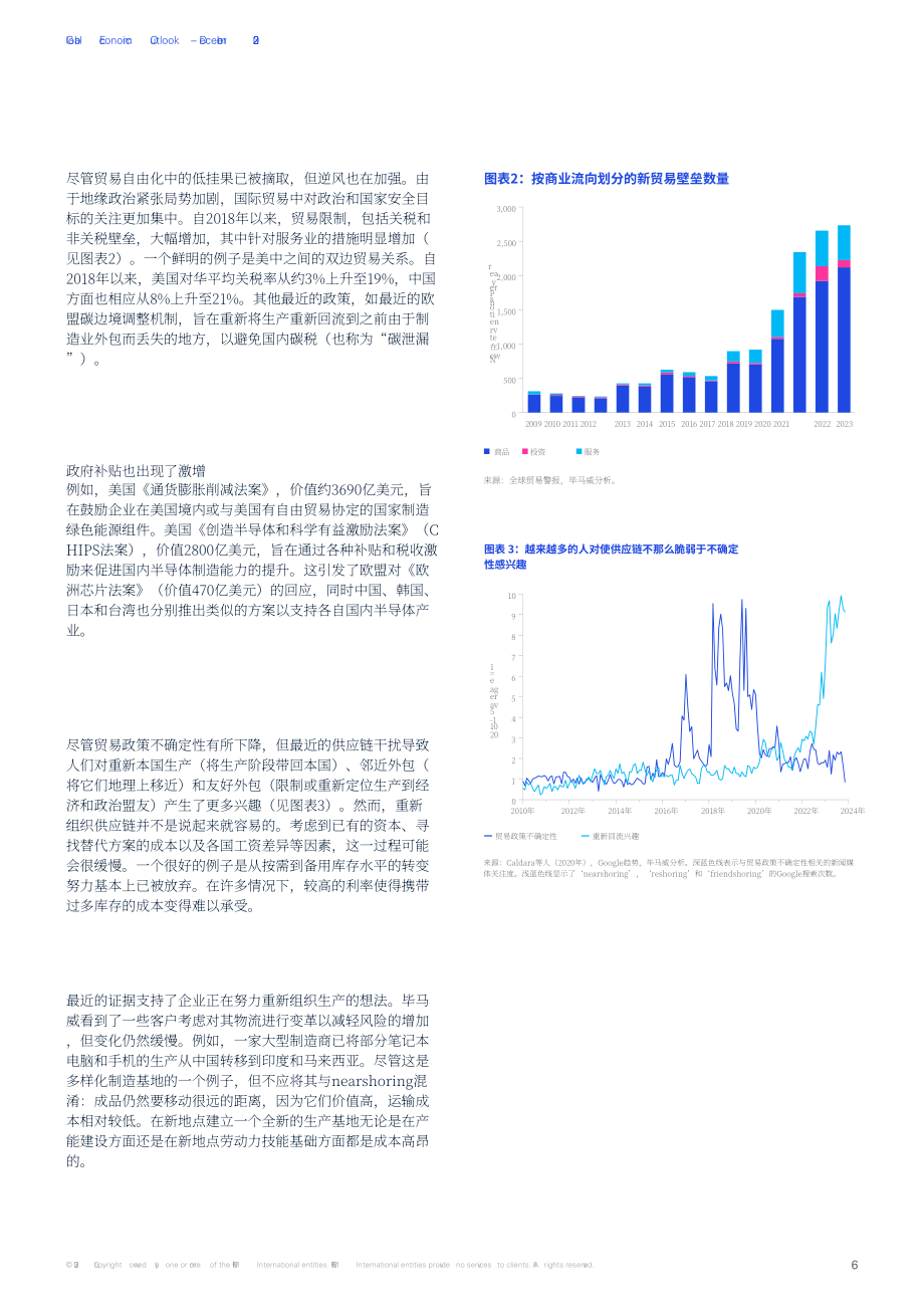 畢馬威：2024全球經(jīng)濟(jì)展望報(bào)告（英文版）（55頁）.pdf_第6頁