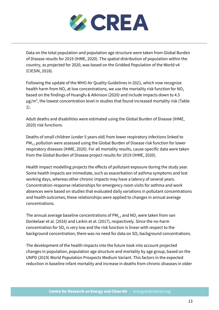 CREA：南非燃煤電廠退役推遲對健康的影響分析報告（英文版）（28頁）.pdf_第14頁