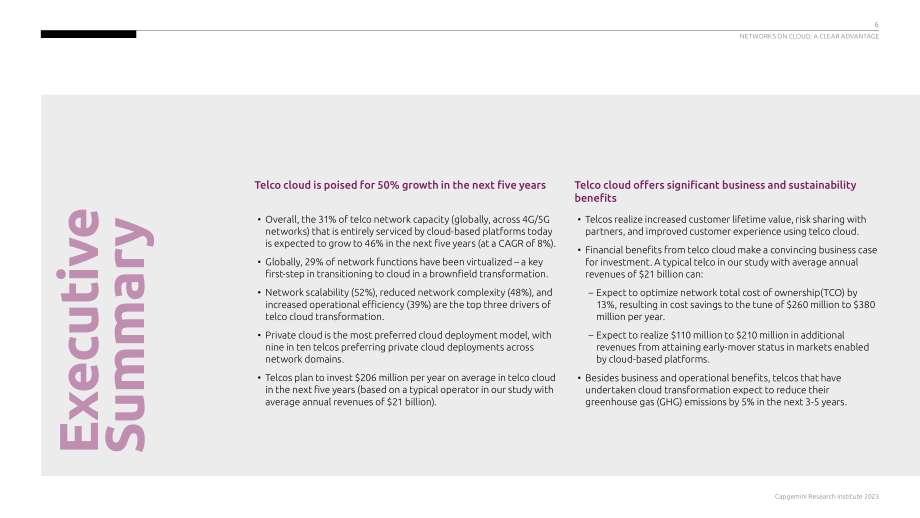 凱捷（Capgemini）：2023年網絡云化研究報告（英文版）（72頁）.pdf_第6頁