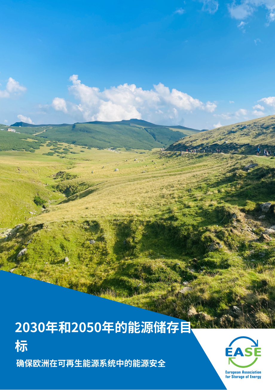 歐洲儲能協會：歐洲2030及2050儲能目標研究報告（英文版）（36頁）.pdf_第1頁