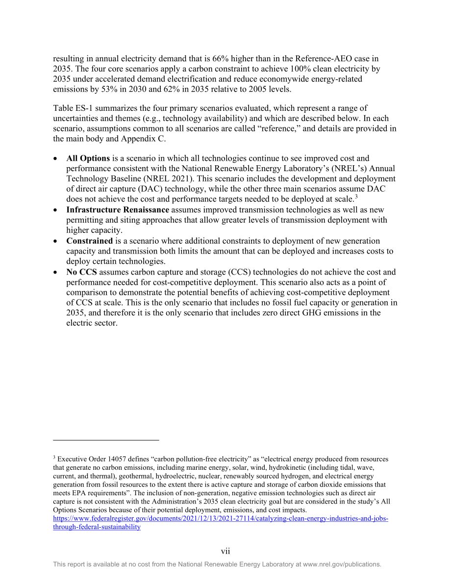 NREL：到2035年實現100%清潔電力的供給方案研究報告（英文版）（161頁）.pdf_第7頁