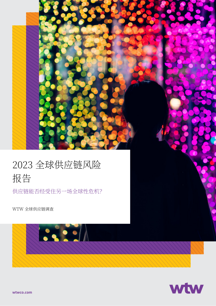 韋萊韜悅（WTW）：2023年全球供應鏈風險報告（英文版）（28頁）.pdf_第1頁