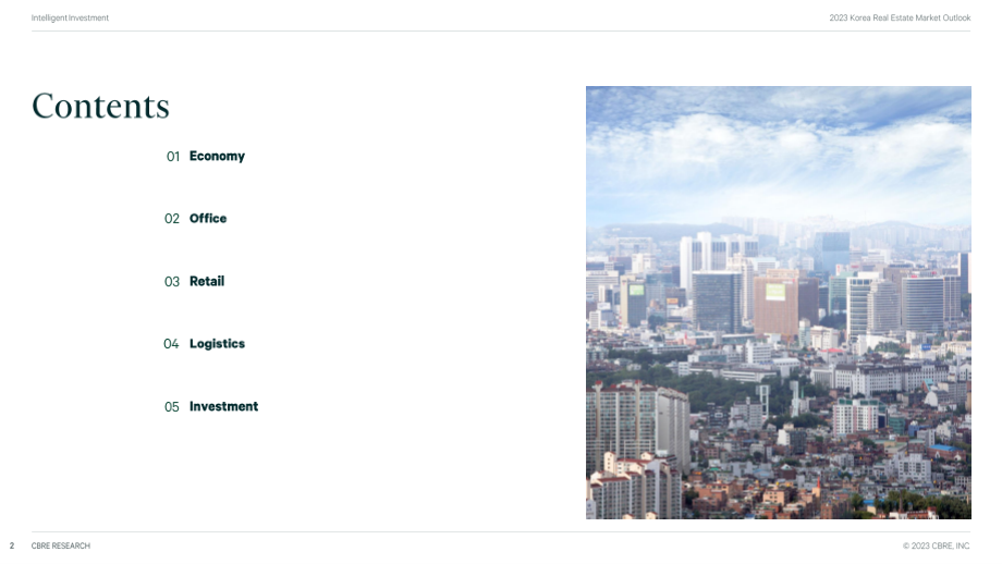 世邦魏理仕：2023年韓國房地產市場展望報告（英文版）（35頁）.pdf_第2頁
