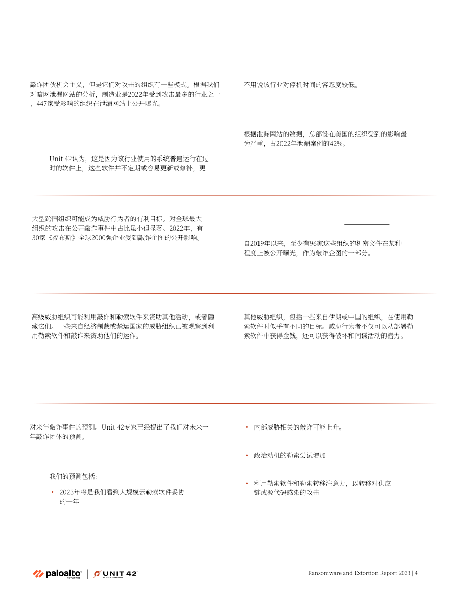 派拓網絡：2023勒索軟件威脅報告（英文版）（41頁）.pdf_第4頁