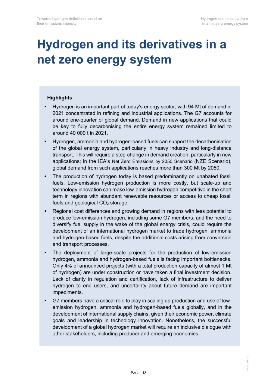 國際能源署（IEA）：基于排放強度的氫定義（英文版）（89頁）.pdf_第13頁