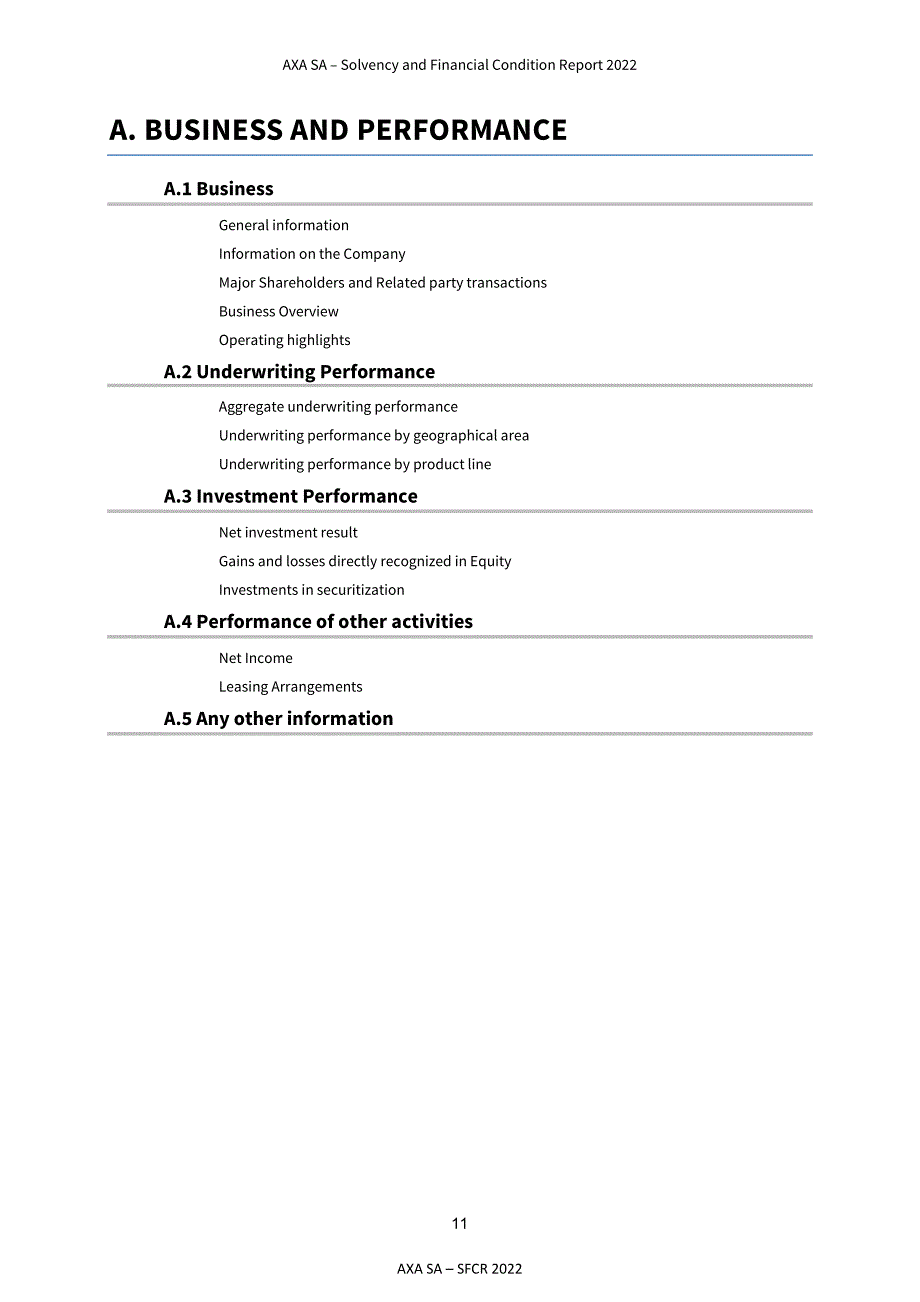 安盛（AXA）：2022年償付能力及財務狀況報告（英文版）（71頁）.pdf_第11頁