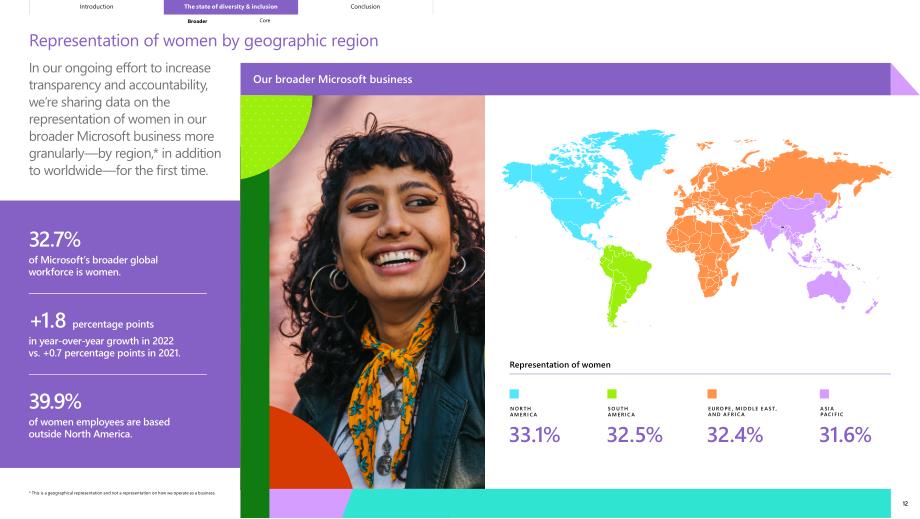 微軟（MICROSOFT）2022年全球多樣化和包容性（D&I）報告（英文版）（39頁）.pdf_第12頁