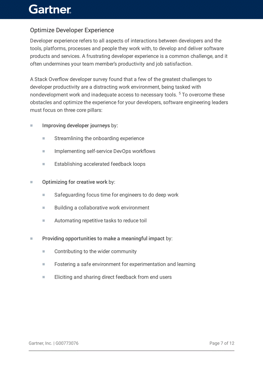 Gartner： 2023高績效的軟件工程團隊管理策略研究報告（英文版）（15頁）.pdf_第8頁