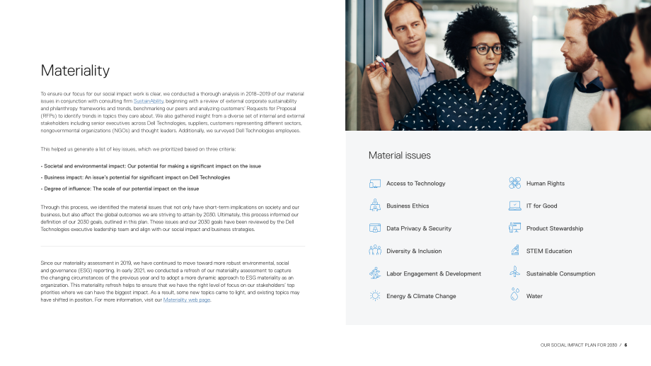 戴爾科技公司（DELL TECHNOLOGIES）2030年ESG計劃報告（英文版）（41頁）.pdf_第6頁