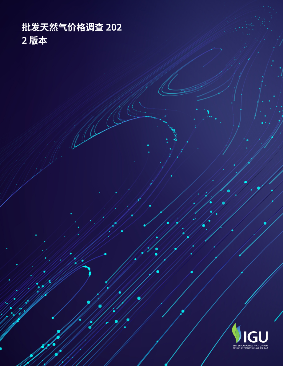 國際燃氣聯盟（IGU）：2022年批發天然氣價格調查報告（英文版）（71頁）.pdf_第1頁