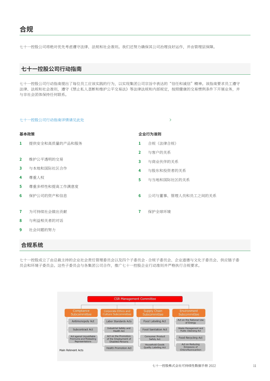 Seven&I控股公司（SEVEN & I HOLDINGS）2022財年可持續(xù)發(fā)展報告（英文版）（296頁）.pdf_第11頁