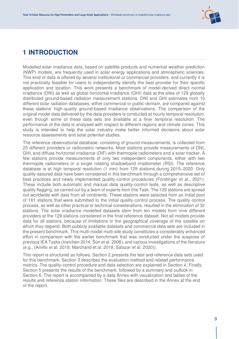 IEA PVPS：2023年模擬太陽輻照度數據的全球基準研究報告（英文版）（40頁）.pdf_第9頁