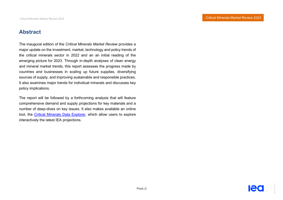 國際能源署：2023年關鍵礦物市場回顧報告（英文版）（83頁）.pdf_第3頁