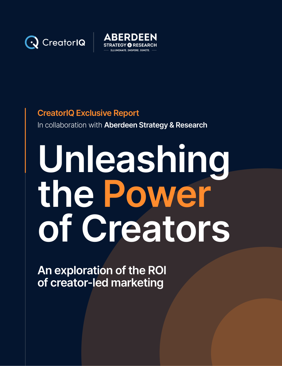 CreatorIQ：2023釋放創作者的力量報告-探討以創作者主導的營銷的投資回報率（英文版）（12頁）.pdf_第1頁