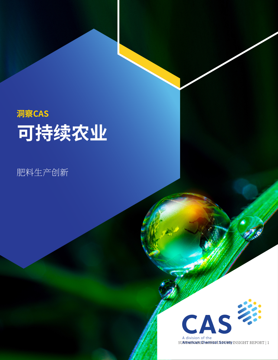 美國化學會：2023可持續肥料生產領域的重要創新報告（英文版）（16頁）.pdf_第1頁
