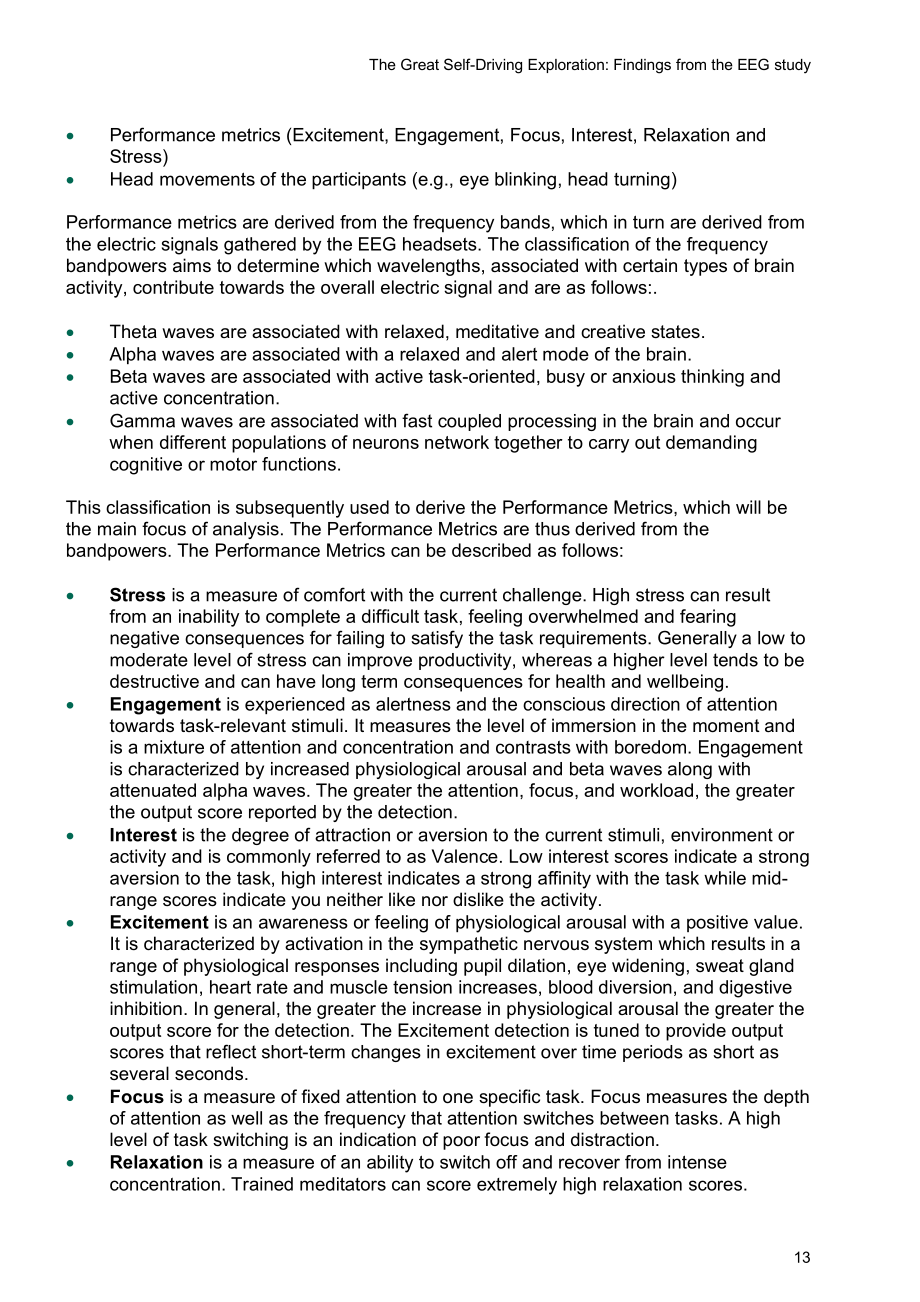 英國交通部：2023通過腦電圖研究了解對自動駕駛汽車的情緒反應-偉大的自動駕駛探索（英文版）（89頁）.pdf_第13頁