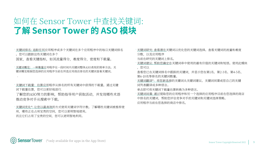 Sensor Tower：2022年應用商店優化指導手冊（英文版）（57頁）.pdf_第9頁
