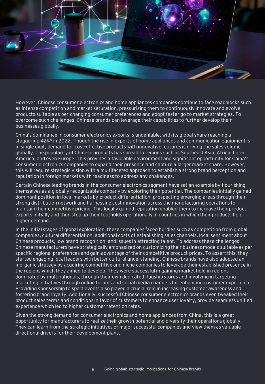 安永：走向全球：中國品牌的戰略意義-2024中國消費電子和家電行業趨勢報告（英文版）（48頁）.pdf_第5頁