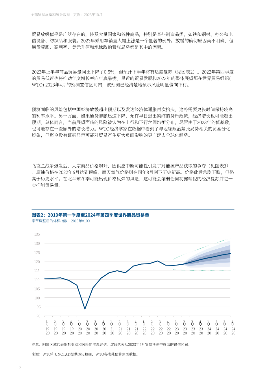 世界貿易組織：2023年全球貿易展望與統計報告（10月刊）（英文版）（16頁）.pdf_第4頁