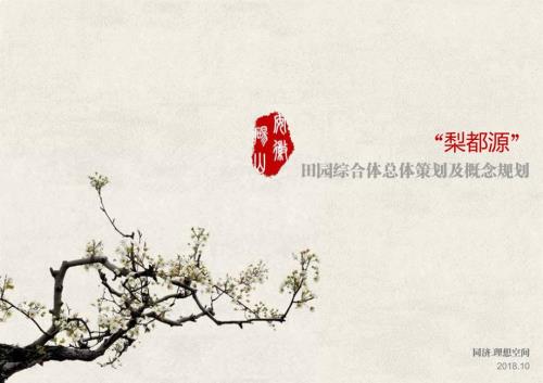 梨都源田園綜合體總體策劃及概念規劃方案（129頁）
