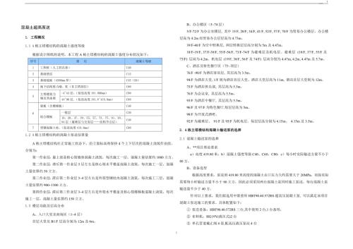 金融大廈混凝土超高泵送專項施工方案（13頁）