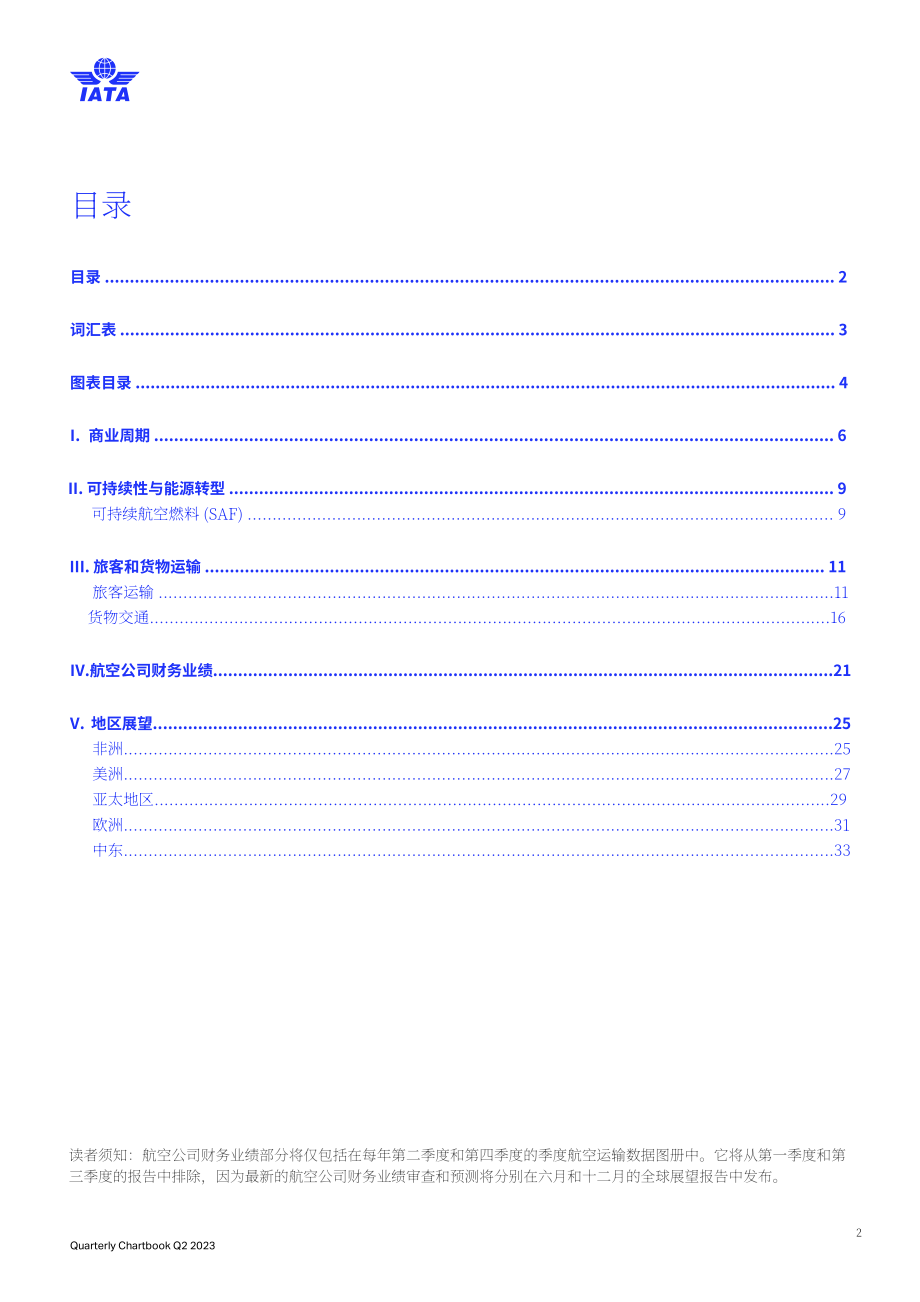 國際航空運輸協會：2023年第二季度全球航空運輸業狀況分析報告（英文版）（36頁）.pdf_第2頁