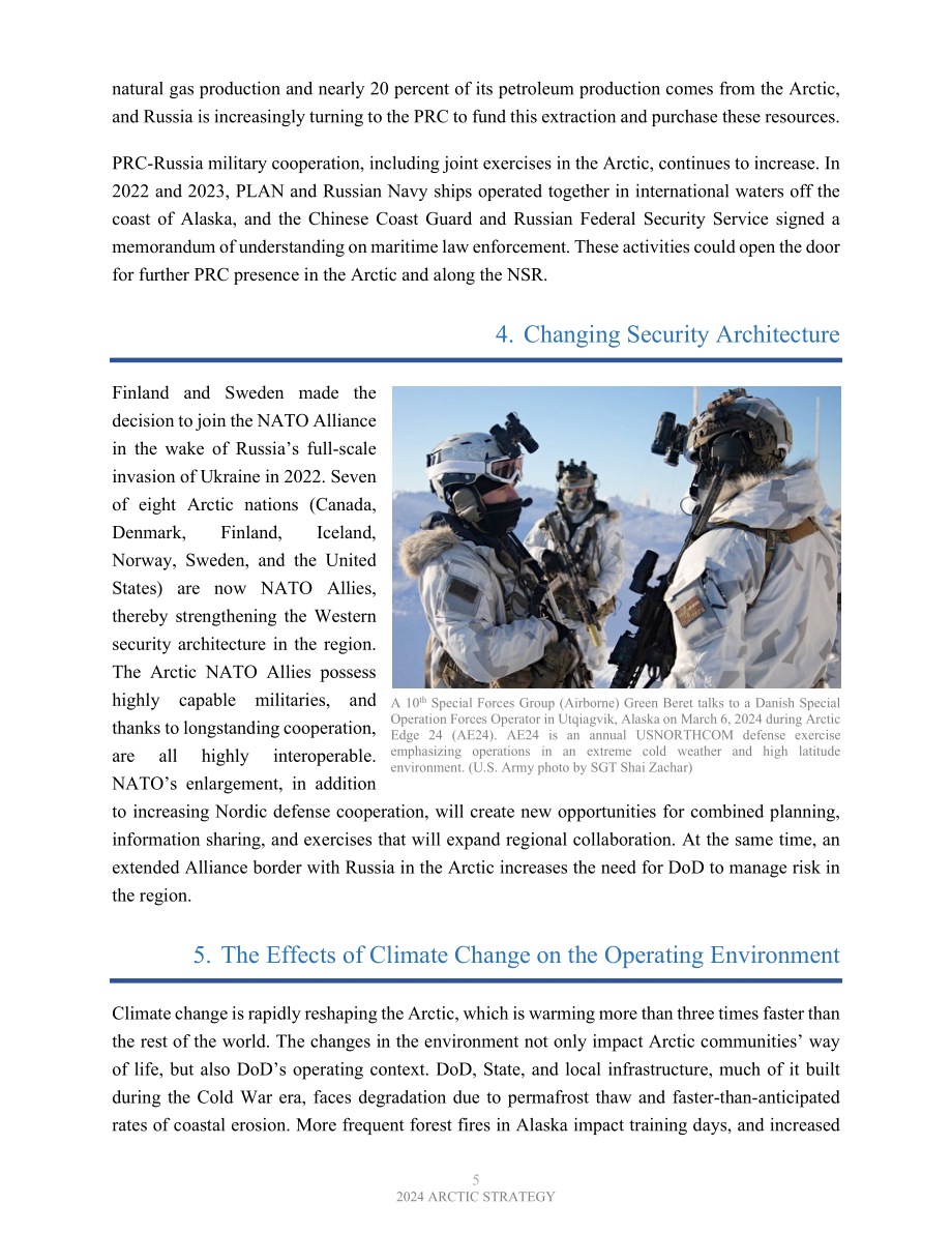 美國國防部：2024年北極戰略報告（英文版）（28頁）.pdf_第13頁