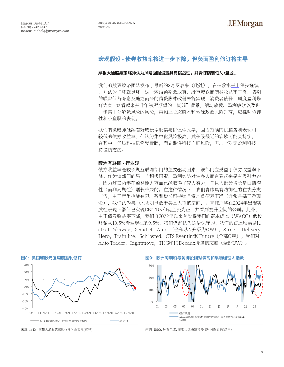 摩根大通：2024歐洲互聯網行業研究報告：科技行業動蕩-對行業的影響以及互聯網行業潛在投資機會篩選框架的再思考（英文版）（93頁）.pdf_第9頁