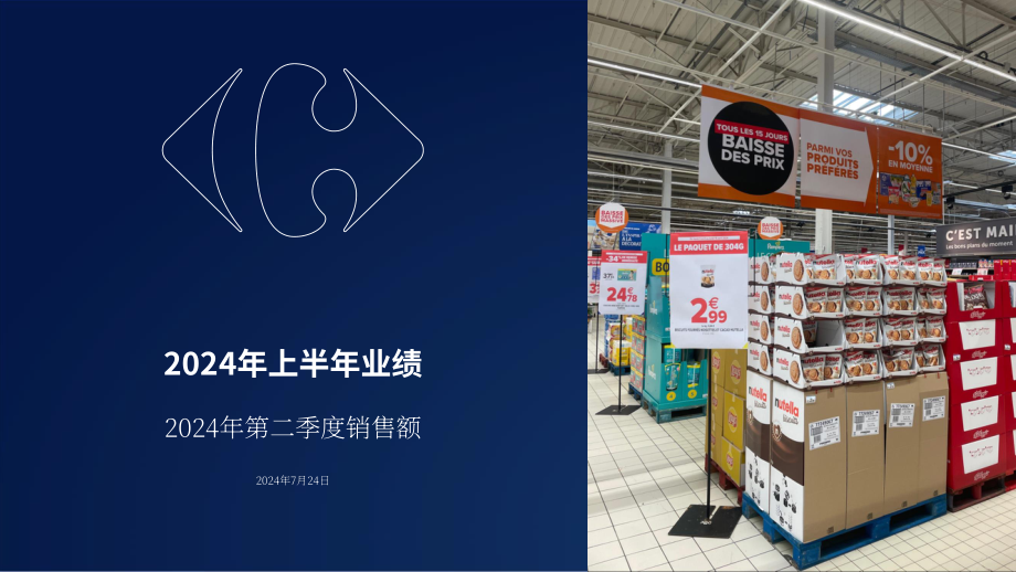 家樂福（CARREFOUR）2024年第二季度業績報告（英文版）（33頁）.pdf_第1頁