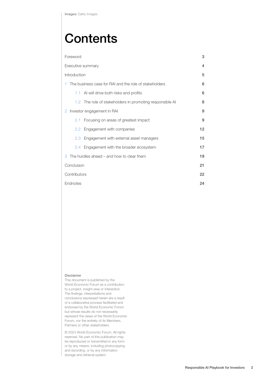 CPP Investments &WEF：2024面向投資者的負責任人工智能行動手冊（英文版）（26頁）.pdf_第2頁