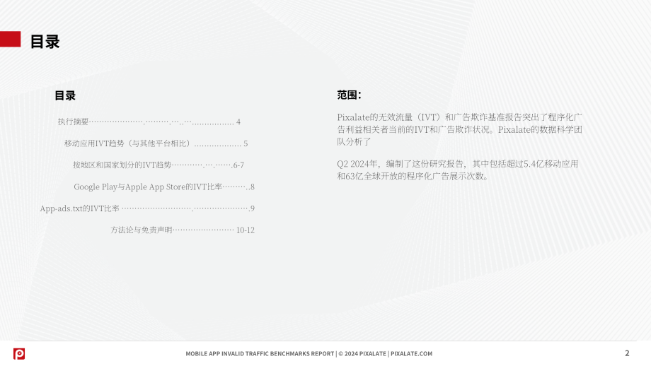 Pixalate：2024年Q2全球移動(dòng)應(yīng)用無(wú)效流量(IVT)基準(zhǔn)報(bào)告（英文版）（13頁(yè)）.pdf_第2頁(yè)