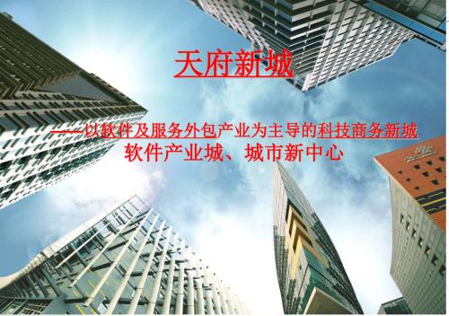 四川省成都天府新城科技商務新城項目定位與規劃發展方案文本報告（104頁）