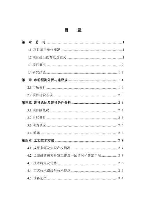 粉煤灰紙漿項目可行性研究報告（77頁）